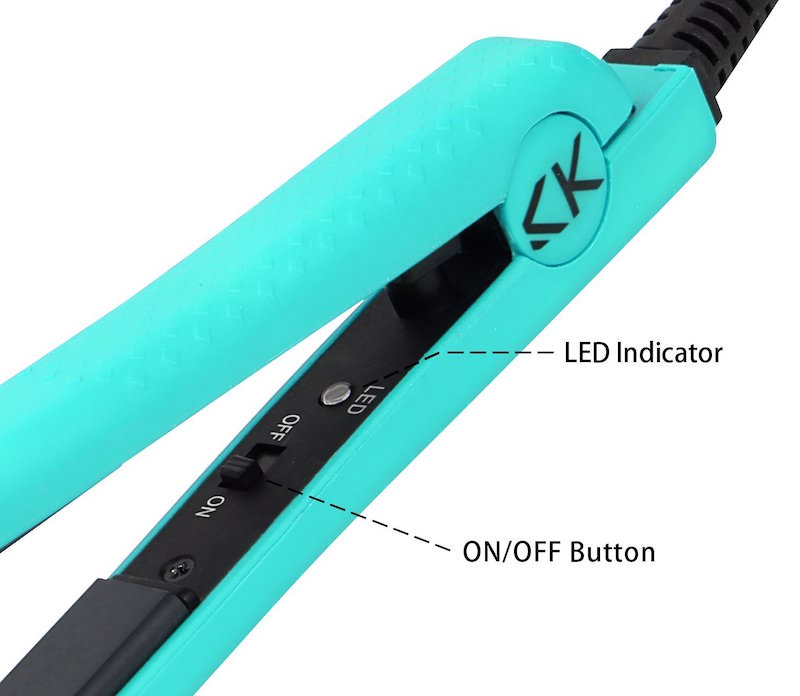 ISHAKO MINI FLAT IRON CERAMIC SMALL STRAIGHTENER